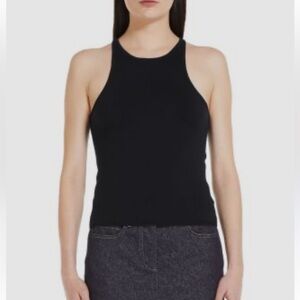 NWT Max Mara Race-back Tank Color: Black Size: Medium All Seasons